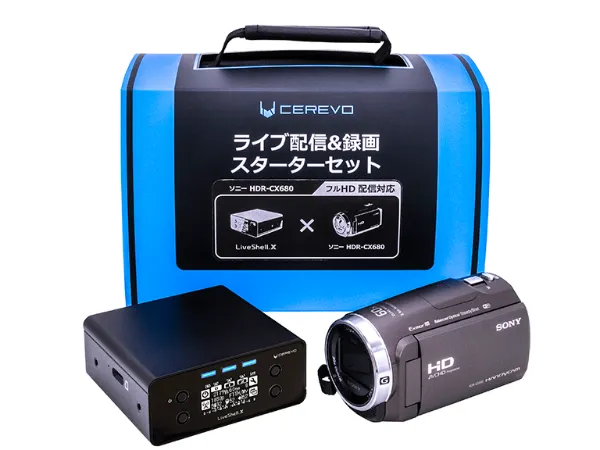 LiveShell X ×ソニー HDR-CX680